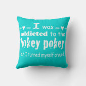 私はホキーポキータイポグラフィ引用文に中毒 クッション (裏面)