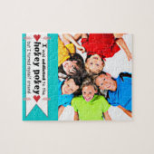 私はホキーポキータイポグラフィ引用文に中毒 ジグソーパズル (横)