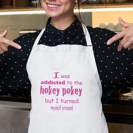私はホキーポキータイポグラフィ引用文に中毒 スタンダードエプロン