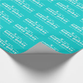 私はホキーポキータイポグラフィ引用文に中毒 ラッピングペーパー (角)