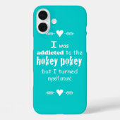 私はホキーポキータイポグラフィ引用文に中毒 Case-Mate iPhoneケース (裏面)