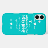 私はホキーポキータイポグラフィ引用文に中毒 Case-Mate iPhoneケース (裏面 (横))