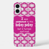 私はホキーポキータイポグラフィ引用文に中毒 Case-Mate iPhoneケース (裏面)
