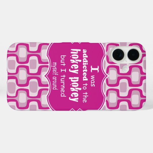 私はホキーポキータイポグラフィ引用文に中毒 Case-Mate iPhoneケース (裏面 (横))