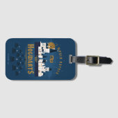 私はホグワーツ™抽象芸術ボートに乗りたい ラゲッジタグ (正面横)