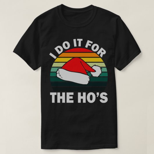 私はホスのクリスマスギフトのためにそれをレトロする Tシャツ (デザイン正面)