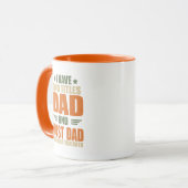 私はホストパパの父最高のの日アイディアの2つのタイトルを持っている マグカップ (正面左)