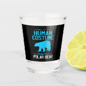 私はホッキョクグマこれは私の人間の動物愛好家 ショットグラス (正面)