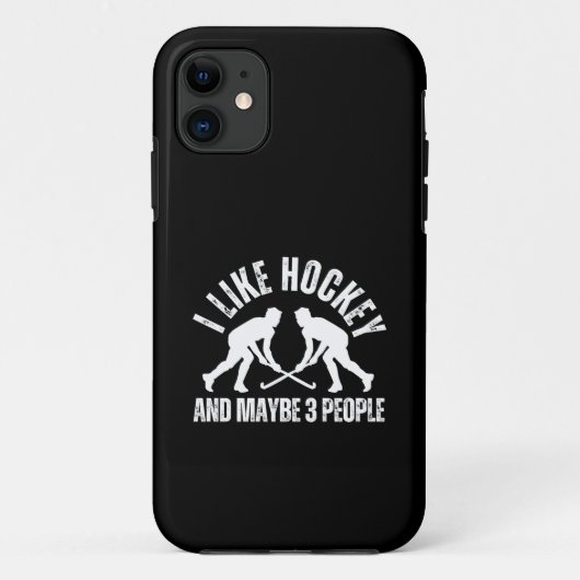 私はホッケーが好きでたぶん3人 Case-Mate iPhoneケース (裏面)