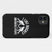 私はホッケーが好きでたぶん3人 Case-Mate iPhoneケース (裏面(横))