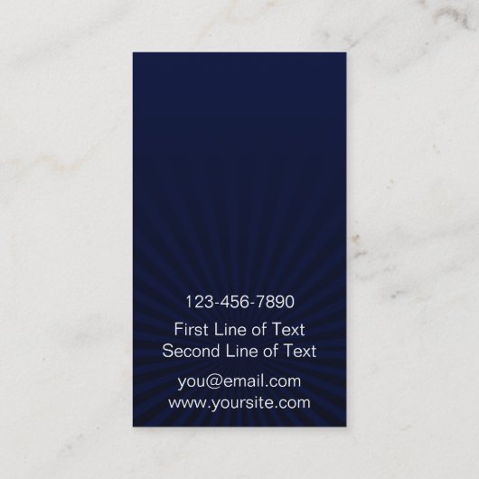 私はホッケーのビジネス遊カードになりたい 名刺 (裏面)