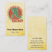 私はホッケーの名刺を見たい 名刺 (正面/裏面)