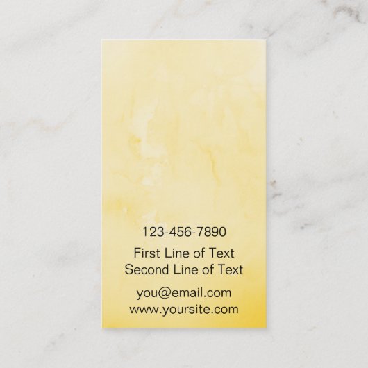 私はホッケーの名刺を見たい 名刺 (裏面)