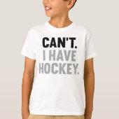 私はホッケーの素晴らしくおもしろいな弁解ライト青年を有してはいけません Tシャツ (正面)