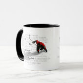 私はホッケー選手です マグカップ (正面左)