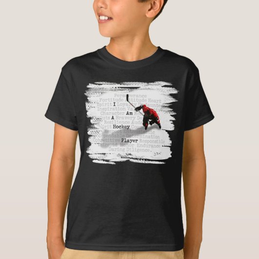 私はホッケー選手です Tシャツ (正面)