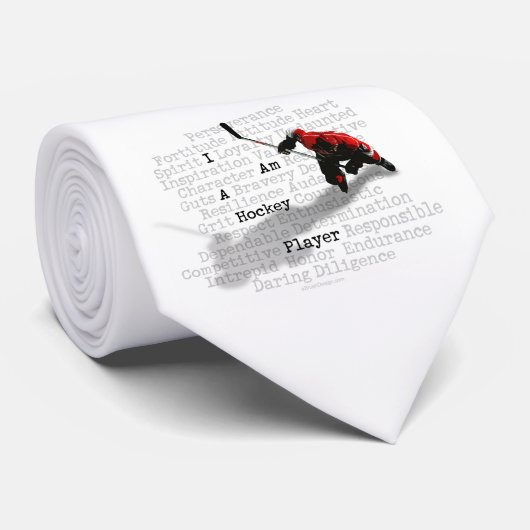 私はホッケー選手のネクタイ（ライト） ネクタイ (ロール)