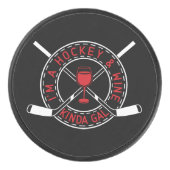 私はホッケー&ワインキンダガルパックだ アイスホッケーパック (正面)