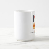 私はホットドッグを愛します コーヒーマグカップ (中央)