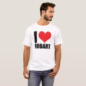 私はホバートを愛している Tシャツ (正面フル)