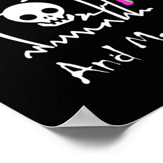 私はホラー映画が好きで、多分3人が面白いQoute ポスター (角)