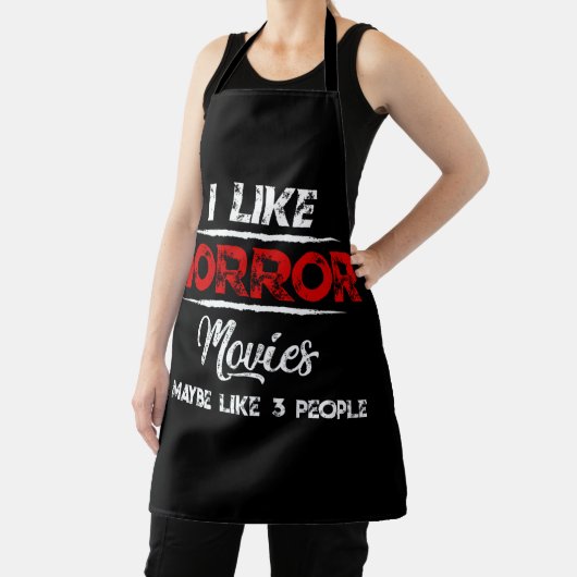 私はホラー映画が好きで、3人が好きかもしれない エプロン (インサイチュ)