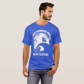 私はホラー映画と私のチワワのハロウィーンが好き Tシャツ (正面フル)