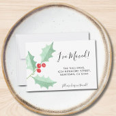 私はホリームービングアナウンスミニカードを移動した ノートカード