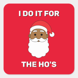 私はホーのアフリカ系アメリカ人サンタ・レッドのためにやっている スクエアシール