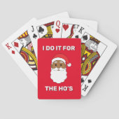 私はホーのアフリカ系アメリカ人サンタ・レッドのためにやっている トランプ (裏面)