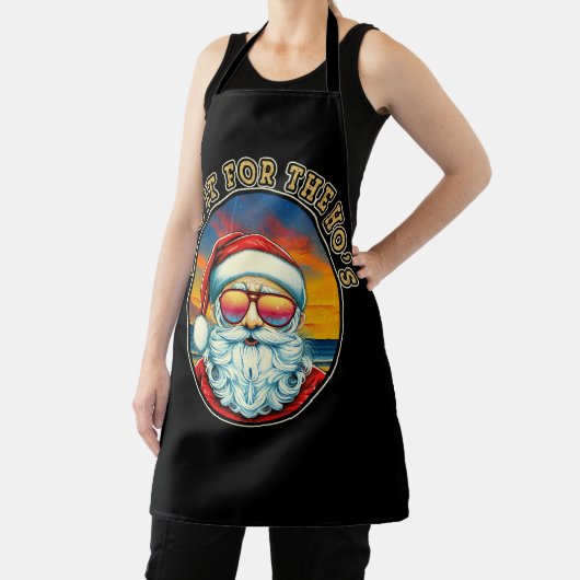 私はホーのサンタクロースのサングラスキリストのためにそれをする エプロン (インサイチュ)