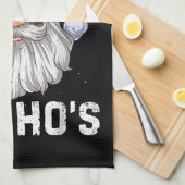 私はホーの不適切なクリスマスのためにおもしろいそれをする キッチンタオル (四つ折り)