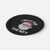 私はホーの不適切なクリスマスのためにおもしろいそれをする ペーパープレート (アングル)