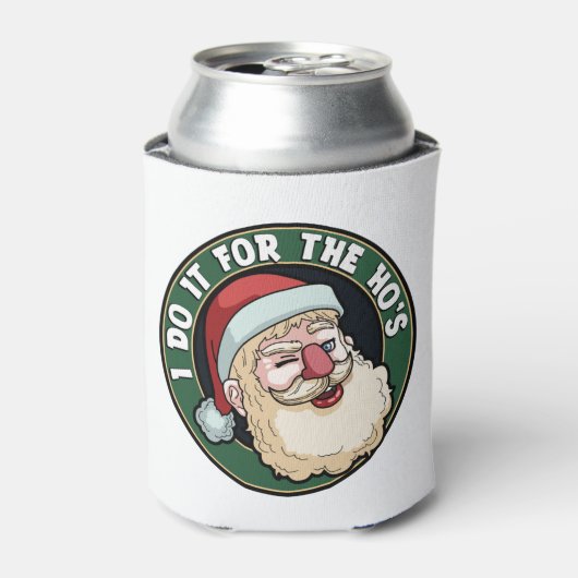 私はホーズサンタクロースのクリスマスおもしろいのためにやる 缶クーラー (缶正面)