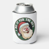 私はホーズサンタクロースのクリスマスおもしろいのためにやる 缶クーラー (缶裏面)