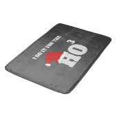 私はホーホーのクリスマスキャップおもしろい文字のためにそれをする バスマット (アングル)