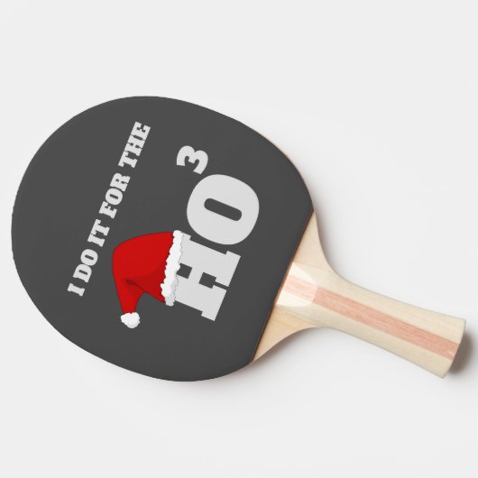 私はホーホーのクリスマスキャップおもしろい文字のためにそれをする 卓球ラケット (横)