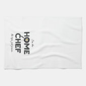 私はホームシェフだ。ヒントなし、称賛 – おもしろい キッチンタオル (横)