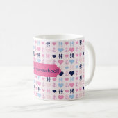 私はホームスクールかわいらし航海のデザイン コーヒーマグカップ (正面右)