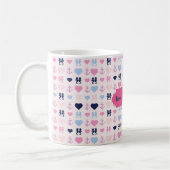 私はホームスクールかわいらし航海のデザイン コーヒーマグカップ (左)