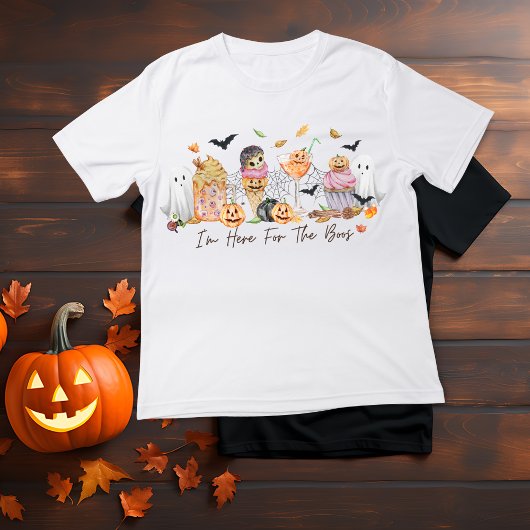 私はボオのためにここに来ている |ハロウィーンTシャツを飲む Tシャツ