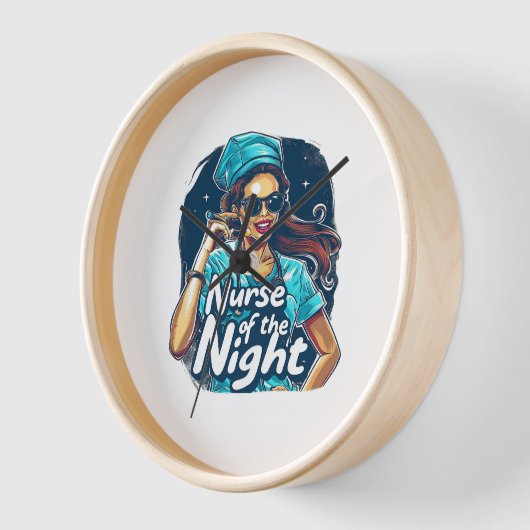 私はボオスのために来た 壁時計 (傾斜)