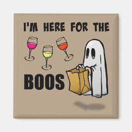 私はボオスの面白いハロウィーン幽霊のためにここにいる マグネット