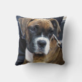 私はボクサーの枕を愛します クッション (裏面)