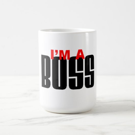 私はボスです コーヒーマグカップ (中央)