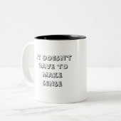 私はボスです ツートーンマグカップ (正面左)