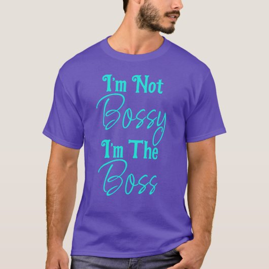 私はボスではなくてボスです CBDOilPrincess Tシャツ (正面)