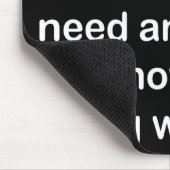 私はボスのマウスマットです マウスパッド (コーナー)