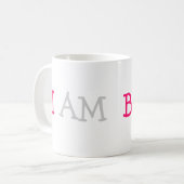 私はボスのマグです コーヒーマグカップ (正面左)