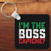 私はボスカピチェおもしろいイタリアン キーホルダー (正面)